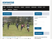 Tablet Screenshot of kenyanstar.co.ke